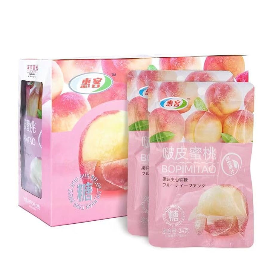 グミ出品 Amazon | 即席果汁キャンディ22g/袋 剥いて食べるグミ 可以剥皮
